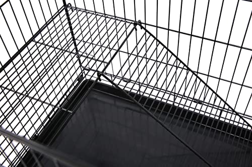 Homey Pet Inc Folding Wire Cat Ferret Habitat Crate With Casters,Tray And Hammock #TOP7