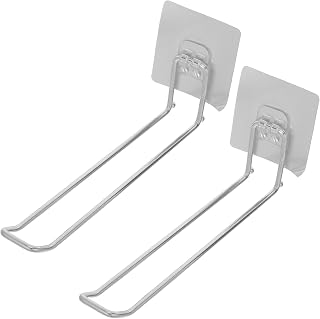 2pcs Silver Abs Bird Feeder Hook with Weather Durability and Space Saving Design, Sticky Hooks for Hanging Plants and Bird Feeder Accessories on Door or Balcony, for Birdwatchers