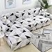 ZJXSNEH Copridivano Elasticizzato Antiscivolo Fodera Divano Universale Quadretto grigio N 145-185cm