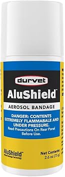 Durvet 2.6 Oz Alushield Aerosol Bandage Animals Anibiotic-Free