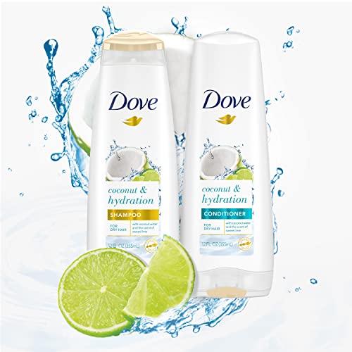 Dove Nourishing Secrets Shampoo And Conditioner For Dry Hair Coconut & Hydration For Everyday Use, 12 Fl Oz (Pack Of 2) #TOP2