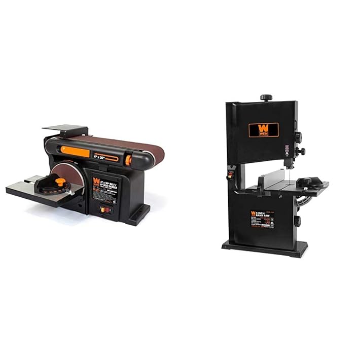 Buy WEN 6502T 4.3Amp 4 x 36 in. Belt and 6 in. Disc Sander with Cast