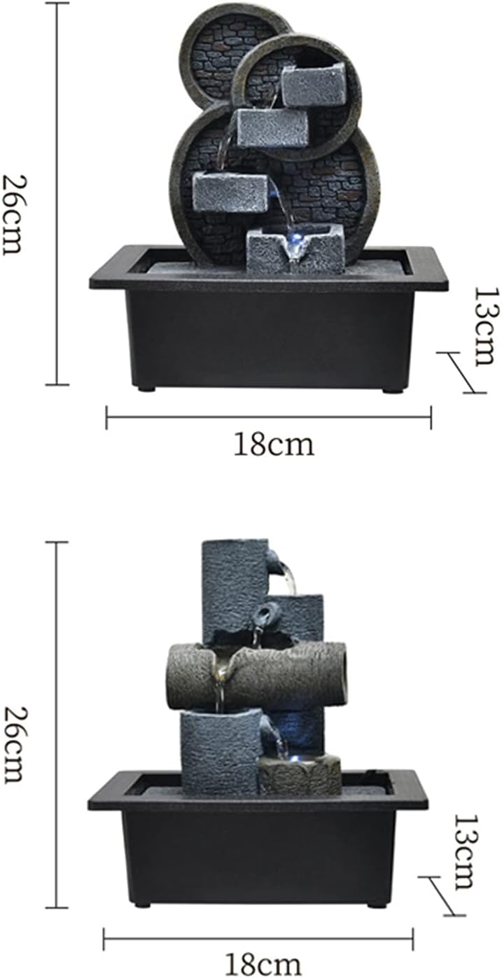 リラクゼーションファウンテン 卓上噴水水表示禅デスクトップの噴水山