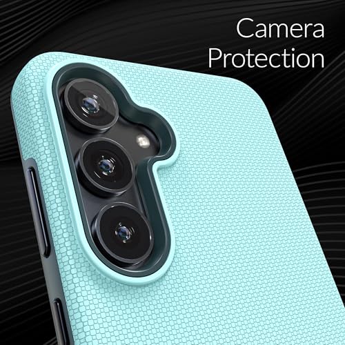Image of Crave for Samsung Galaxy S24 FE Case, Shockproof Protection Dual Layer Case for Samsung Galaxy S24 FE (6.7 inch) - Aqua