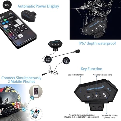 Casque modulable Bluetooth M équipé de LED pour rester visible la nuit - 4