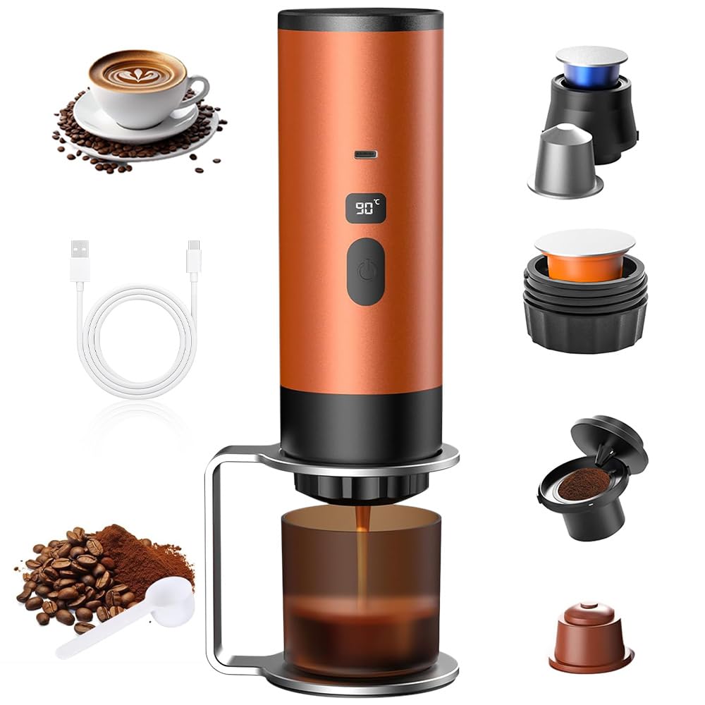 SKJJM 3-In-1 Electric Portable Coffee Maker