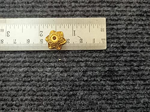 Image of Golden Plastic Cone 100 pcs for Toran Making /Jewellery Making /Craftwork /Decorations (D2)