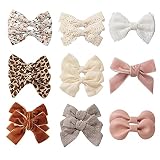 Baby Hair Clips Fully Lined Non Slip Hair Pins Baby Girls Hair Bows Barrettes Hair Accessories for L