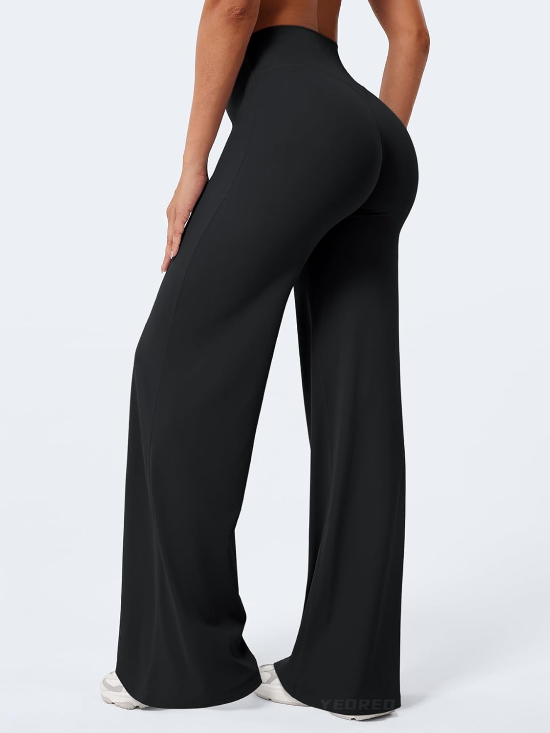 YEOREO Workout Leggings Womens No Front Seam Straight Leggings 29"/ 31.5"/ 33"/ 35" High Waist Buttery Eddiy Gym Yoga Pants - Image 2