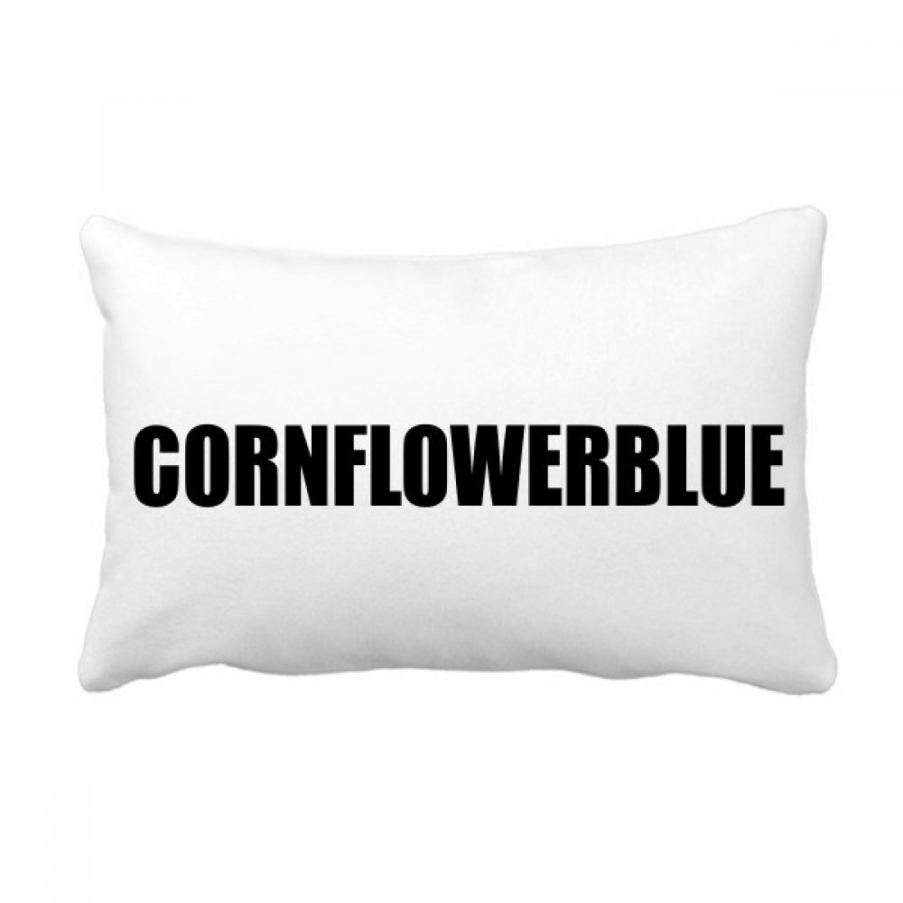 Coussin pour soulager le dos oreiller lombaire bleuet noir canapé