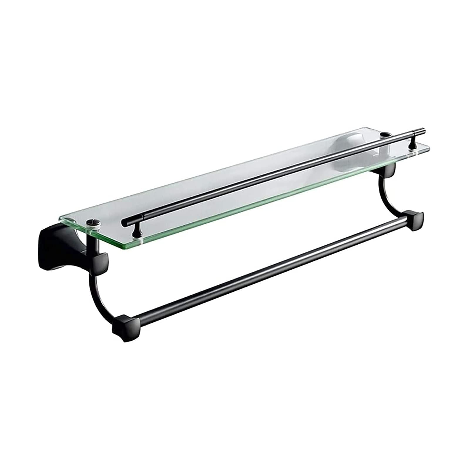 Uchwyt na ręczniki ścienne ze stali nierdzewnej, Ręcznik Ręcznik Rack Wieszak na ręczniki - Ręcznik Schowek Półka Półka łazienkowa Wieszak wieży (Size : 50cm)