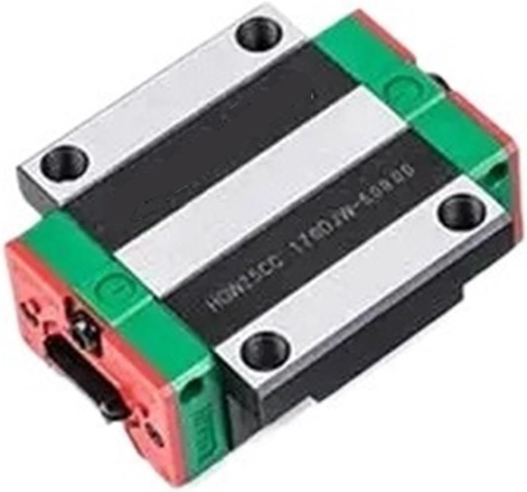Sliding Rail Linear Bearing Slider Block 4pcs HGW15CC Linear Slider Blocks + 2pcs Linear Guide Rail HGR15 Length 600mm