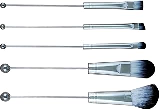 5 brochas de sombra de ojos con cuentas, broc...