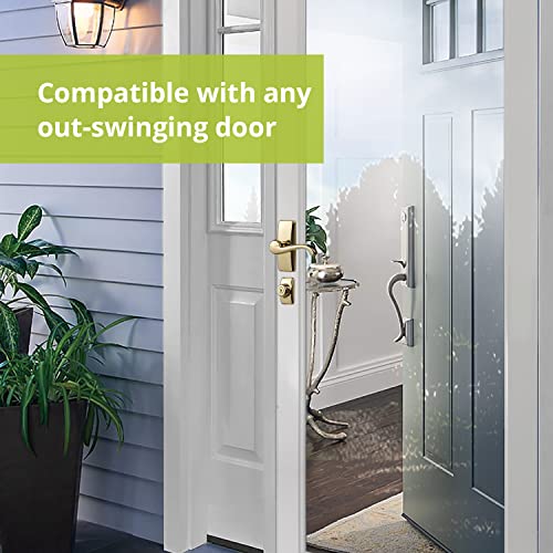 Ideal Security Inc. Skglkbb Gl Keyed Deadbolt For Storm And Screen Doors Easy To Install, Bright Brass #TOP3