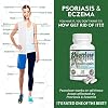 Psorclear-Psoriasis & Eczema Relief | A Proven Effective and All-Natural Product for Psoriasis Eczema & Rosacea Relief that Works - Rated One of the Best (120 Count Bottle)