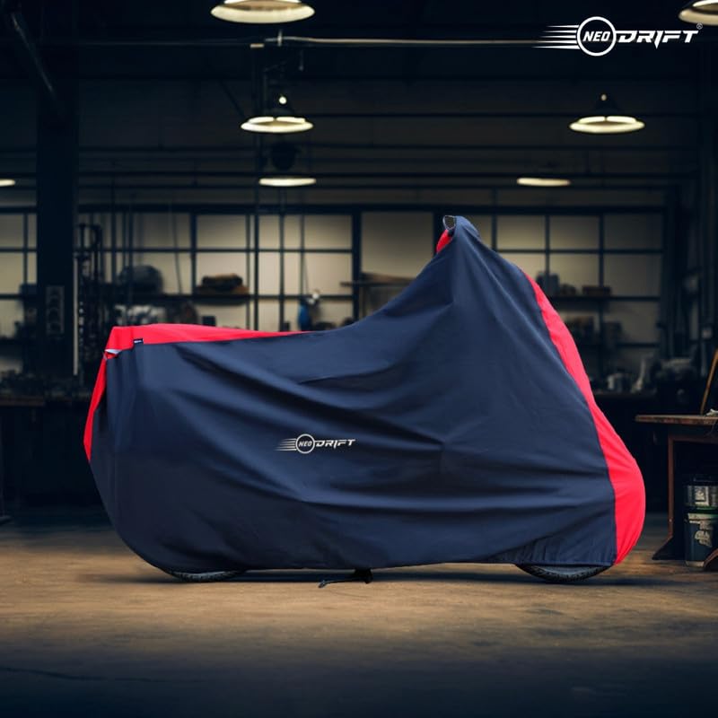 Image of Neodrift 'SuperMax' Bike Cover for Ola Roadster X Plus (All-Weather Motorcycle Protection, Water & UV Resistant, Dustproof, Windproof).