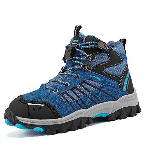 Kinder Wanderschuhe Winterschuhe Jungen Schneestiefel Warm Mädchen Outdoor Trekking Schuhe rutschfeste Mid Trekkingstiefel Cover