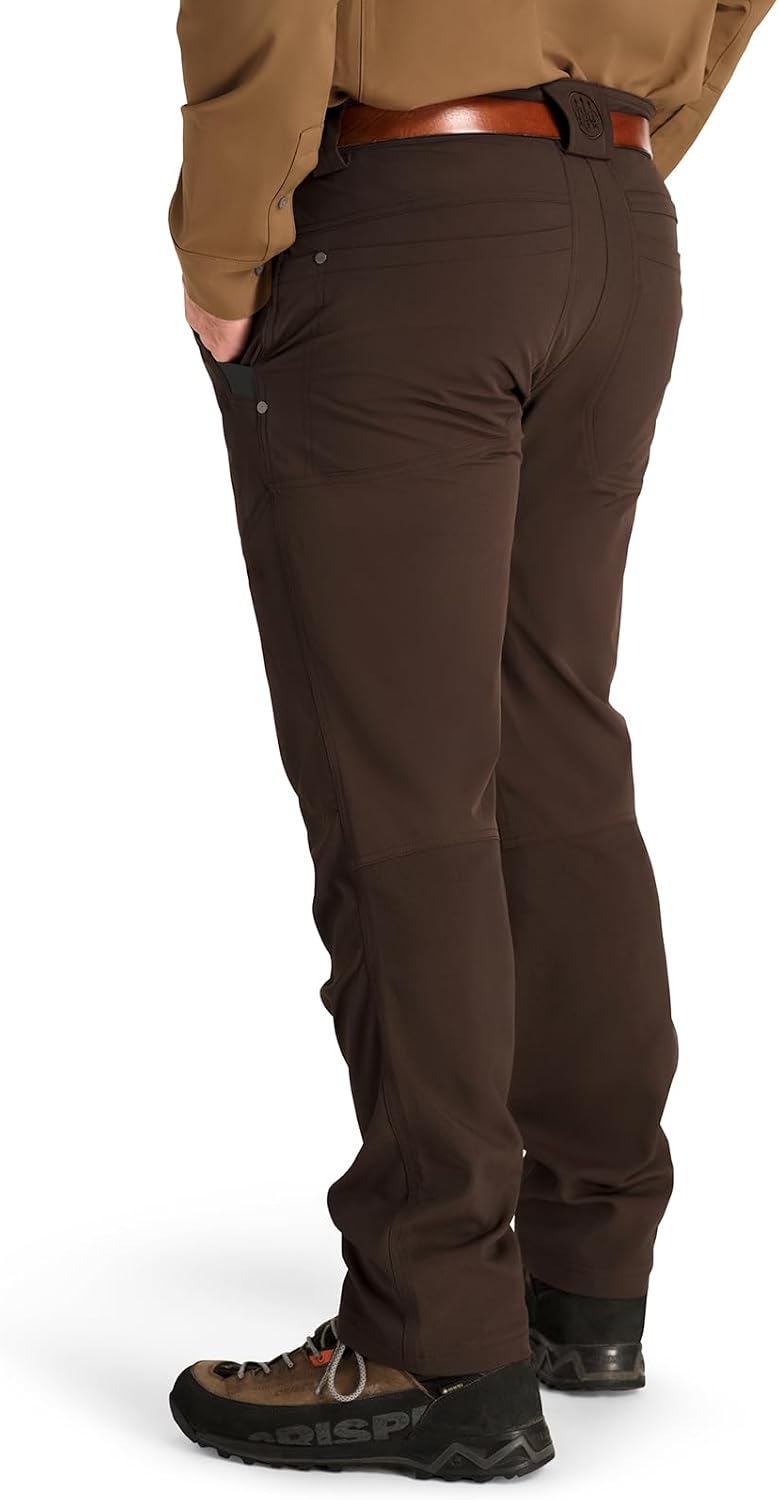 Beretta Men's Taum Field Durable Resistant 4-Way Stretch Flexible Outdoor Hunting Pants, Abrasion-Resistant Panels & Pockets
