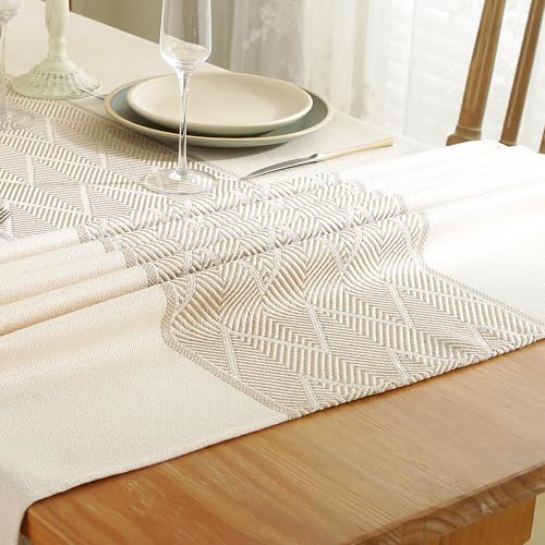 Linen Tablecloths for Rectangle Tables,Fabric Tablecloth Advanced Waterproofing Technology for Dinningroom,Farmhouse