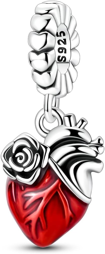 S925 Sterling Silver Charm Fit for Pandora Bracelet Original Pendant Bead Jewelry Gift for Her