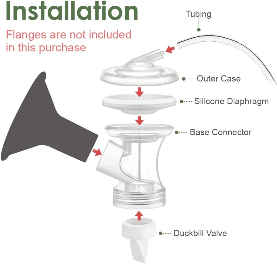 Buy Maymom Tubing Valve Base Connector Compatible with Medela Pump in