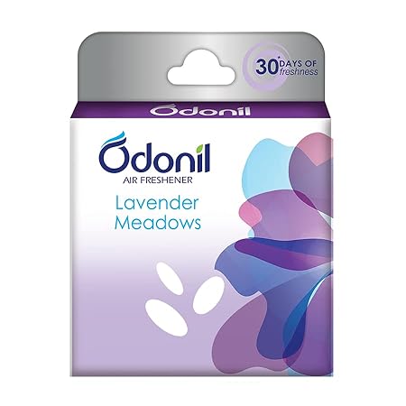Odonil Bathroom Air Freshener Blocks, Lavender Meadow - 48gm
