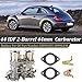 KIPA Carburetor for VW Volkswagen Beetle Super Beetle Transporter Jaguar Porsche 44 IDF 2 BARREL 44mm Carb Carburetor with Air Horn OEM # 18990.035 18990.030