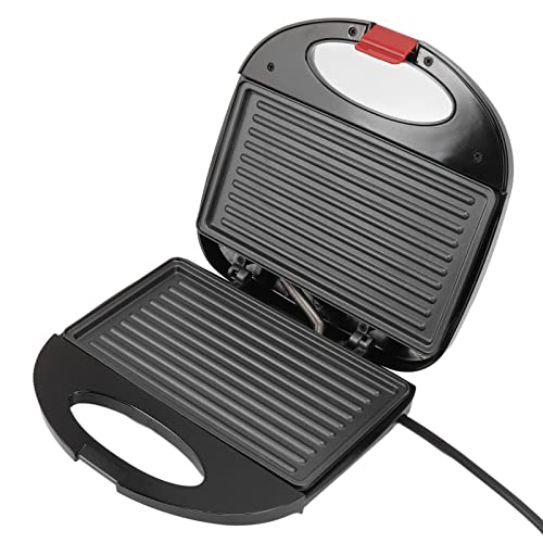 750W Panini Press, Sandwich Maker Nonstick Panini Sandwich Maker Double Sided Indoor Grill Sandwich Toaster for Cooking Baking(110V)