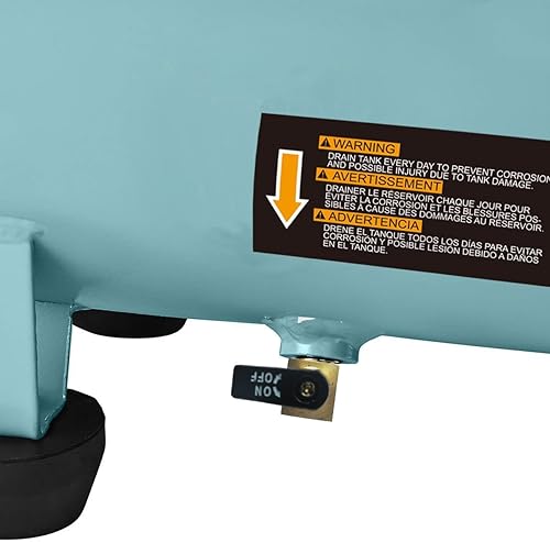 Miniatura 6 de SUNROAD - Paquete de 5 válvulas de drenaje de bola de latón mini válvula de bola, 1/4 pulgadas NPT macho para compresor de aire con cinta de sellado