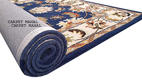 Image of Carpet Mahal Export Quality Handmade Tuffted Pure Woollen Carpet for Living Room Bedroom Size 12 x 18 feet (360X540 Cm) Color-Multi