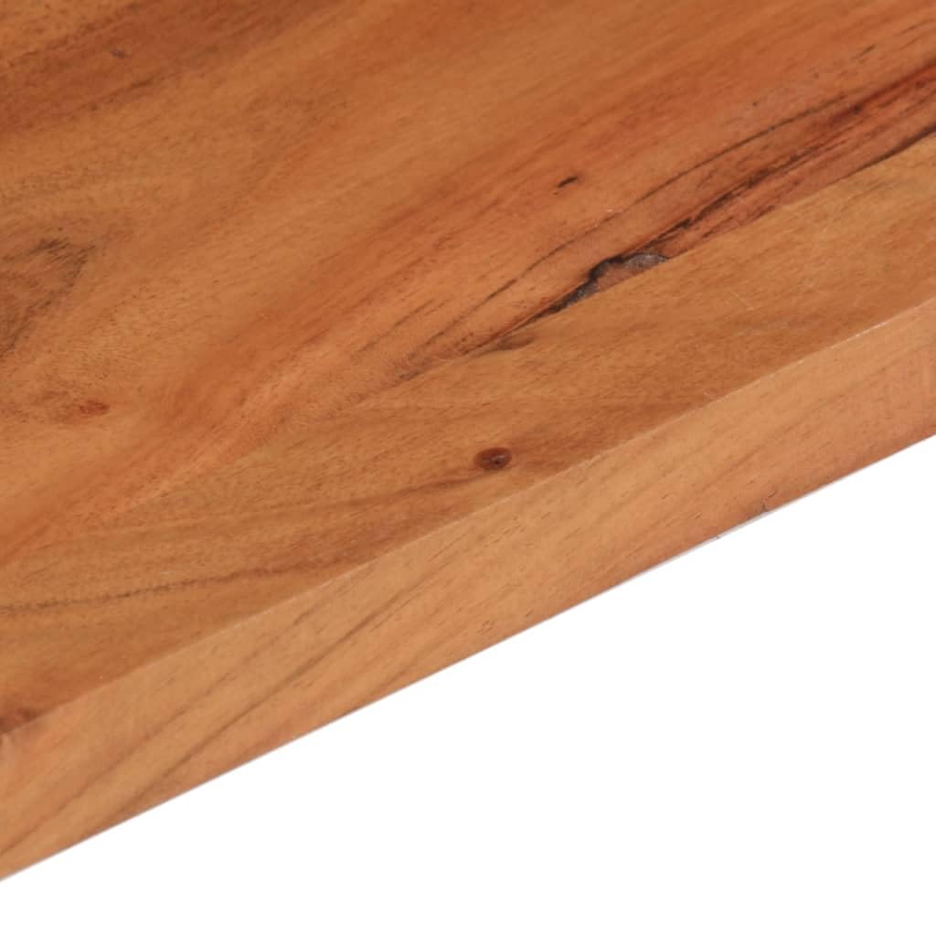 vidaXL Piano Tavolo 140x60x3,8 cm Rettangolare Legno Massello Acacia, Piano per Tavolo Rettangolare, Piano Tavolo in Legno, Piano per Tavolo da Pranzo