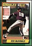 1990 Topps Baseball #774 Ben McDonald RC Rookie Baltimore Orioles Official MLB Trading Card (stock photos used) Near Mint or better condition