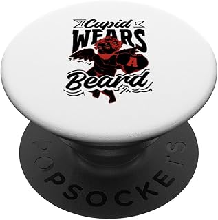 Beards Hearts Unique Love Declarations for Beard Lovers PopSockets Standard PopGrip