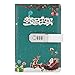 SGZYJ Notebook de Noël A5 260pages Notebook avec Mot de Passe Lock Journal Planificateur Organisateur Diary School Office Fournitures (Color : B, Size : A5)