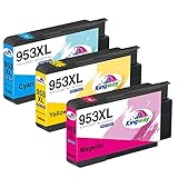 hp 953xl pack de 4 【Cartuchos de tinta Kingway 953XL】【1】Los últimos chips actualizados garantizan una alta compatibilidad, diseñados para funcionar a la primera y siempre.【2】Imprima colores vibrantes, texto en negrita y nítido, documentos nítidos y limpios que duran décadas.【3】Alta Rendimiento de páginas para reducir los costos de impresión, ideal para el uso diario a una fracción de los precios originales.