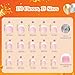 Beetles French Tip Press On Nails: 150 Pcs Pink Short Square Press On Nails 4 in 1 Nail Tips, Pre-Applied Primer & Base Coat, No File Need DIY Manicure for Fall Nails Extension Gifts for Women