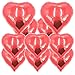 Produktbild ballonfritz® Herzballons Set in rot mit 8X 18 und 2X 24 10-TLG. - XXL Folienballon-Set als Hochzeit Deko, Geschenk oder Liebes-Überraschung zum Valentinstag