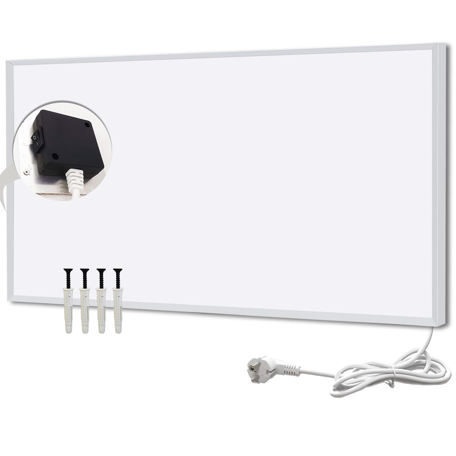 Calefactor Bajo Consumo 1000W, Calefacción de Pared por Infrarrojos de Bajo Consumo - calefactor electrico bajo consumo silencioso - 800 * 1200mm- TÜV