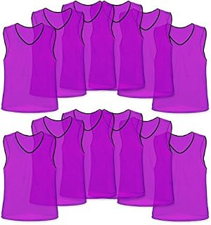Unlimited Potential Nylon Mesh Scrimmage Team Practice Vests Pinnies Jerseys for Children Youth