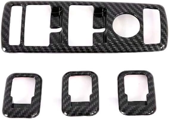 New Protective Window Control Covers Compatible with Tesla Motors Model S 2012-2019 (One Set)