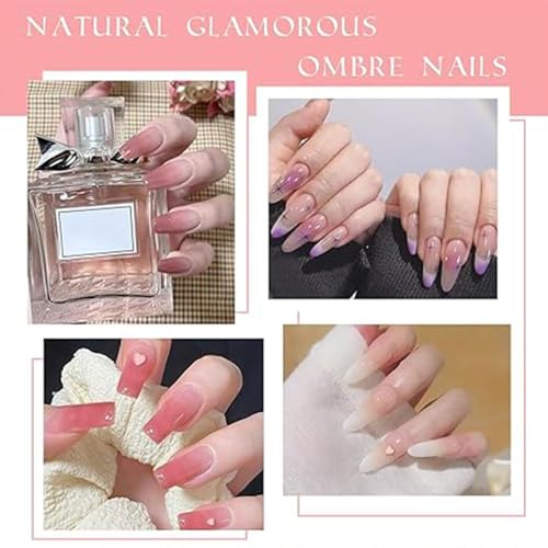 Image of THR3E STROKES Solid Cream GelPolish Set, 9 Colors Pudding Gel Nail Polish Palette with Nail Brush, Nude Pink Orange Red Solid Gel Polish Nail Art Kit Soak Off Portable Gift for Girls /Friend DIY Home (E)