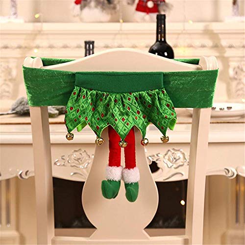 Nuziku C Hristmas Hair Back Overs,Ute Hristmas Hair Overs With Hristmas Elements,Hristmas Dining Hair Overs Hristmas Seat Overs For Holiday Festival Party Decor