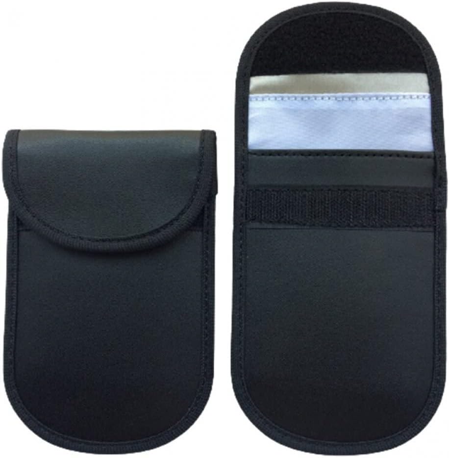 – Mobile Phone Blocker 2pcs Blocking Bag Anti-spying Faraday Bag Anti-tracking Blocker for Phones Key