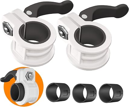 Mini Barbell Clips 1 inch I Multi-Size Adjustable Barbell Collar I 1 inch Barbell ClampsIQuick Release Weight Clips Pair of Locking for Dumbbell Bar