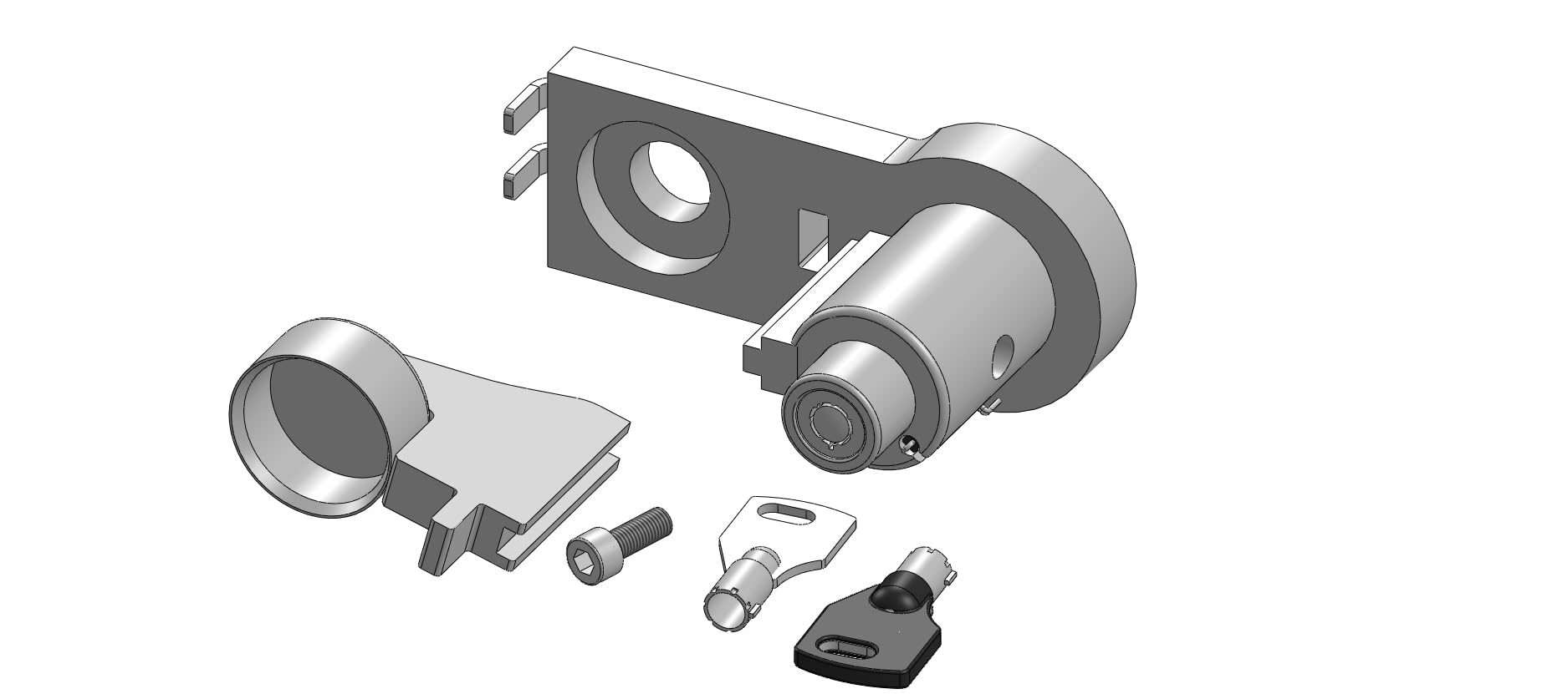 Push& Blcok Antifurto per moto compatibile con Honda Hornet CB 750