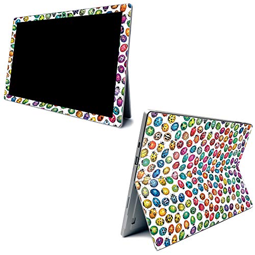 Image of MightySkins Carbon Fiber Skin for Microsoft Surface Pro 7 - Color Bugs | Textured Carbon Fiber Finish | Easy to Apply, Remove, and Change Styles | Made in The USA