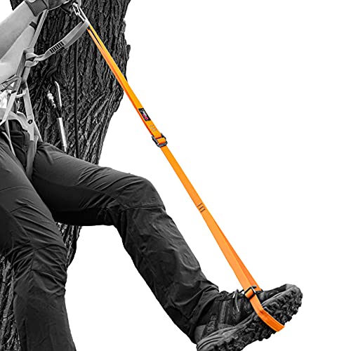 GM CLIMBING Foot Loop Ascender Sling Adjustable for Rope Ascending Climbing Arborist Caving Aid Climbing Gear SRT Rope Walking Frog Setup - Thumbnail 6