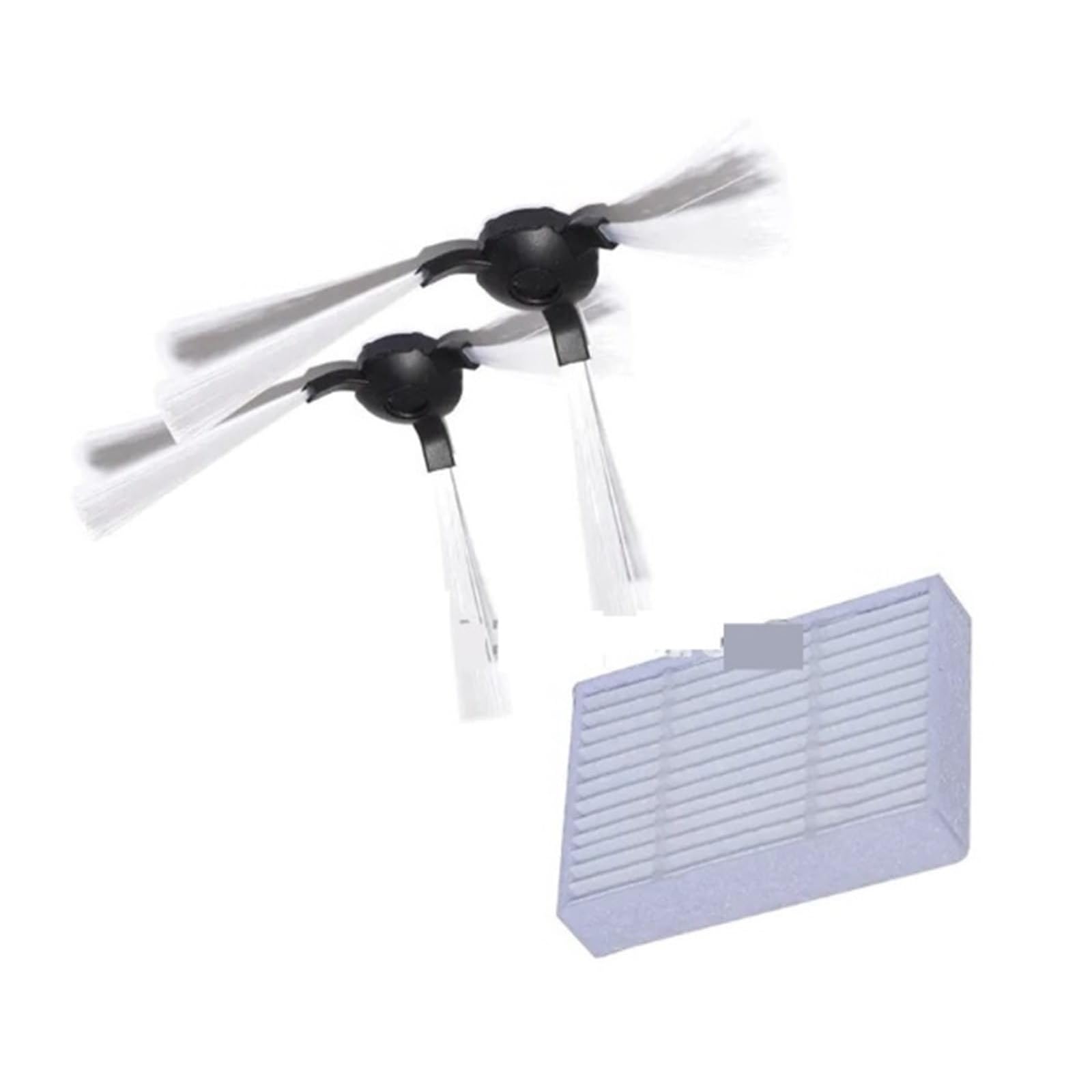 Replacement Accessories. Robotic spare for vacuum Cleaner Accessory，Compatible For RolliBot BL618 Robotic spare for vacuum Cleaner,2 Pieces Side Brush And 2 Pieces HEPA Filter Accessories for Vacuum
