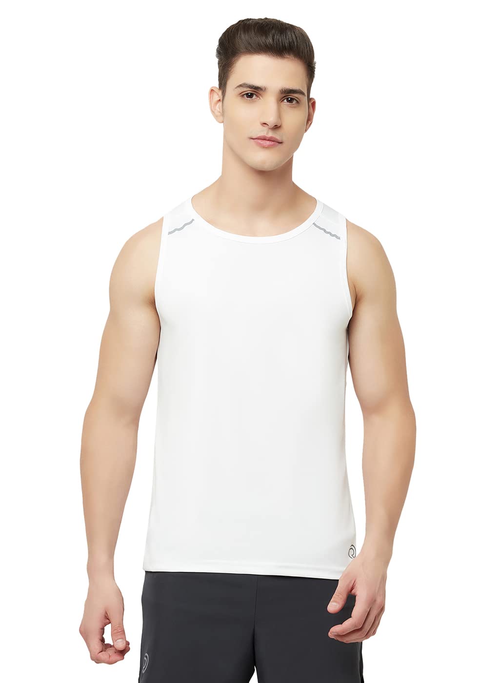 TRUEREVO Men's Light Weight Dryfit Sports Tank Top Vest with Reflective Details for Running, Gym & Training-picture-32