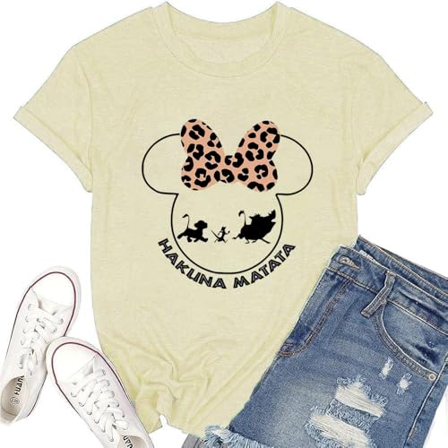 Casual Summer Magical Castle Kingdom Believe in Magic Graphic T Shirts for Women Trendy Cute Loose Fit Vintage Funny Friend Gift Top-XXL LY